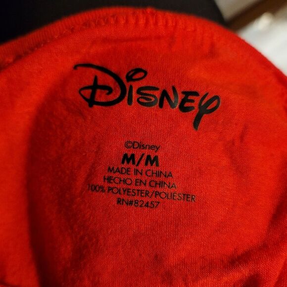 Disney Mickey Mouse Winter Christmas Pajama Top Size Medium - Picture 6 of 9